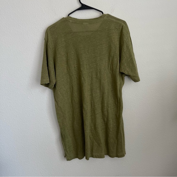 NN07 100% Linen Short Sleeve Tee T Shirt - Picture 2 of 5
